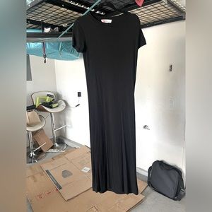 Free People long maxi black dress